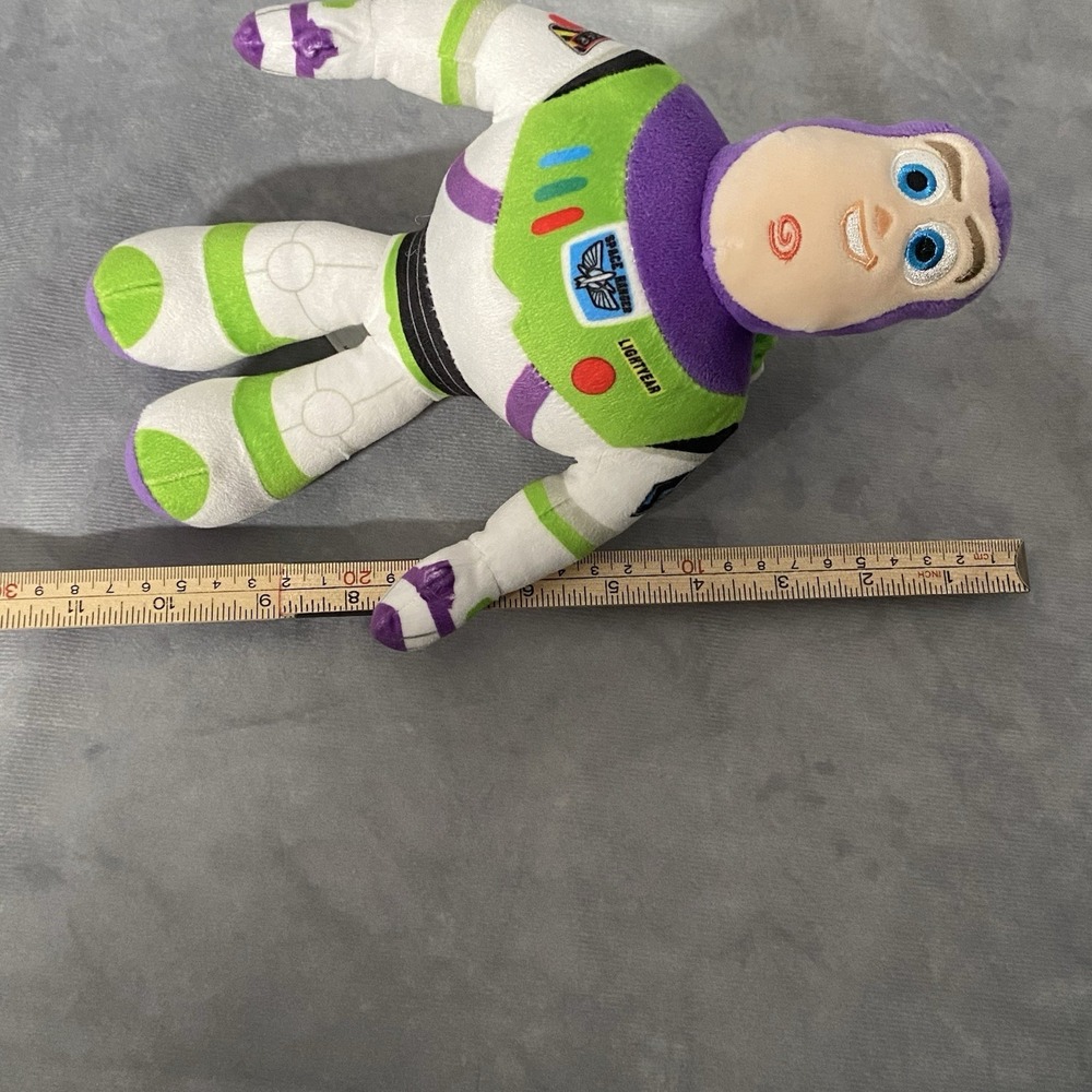 Toy Story Buzz Lightyear Plush 10" Disney Pixar Stuffed Doll Figure Space Ranger - Picture 6 of 6